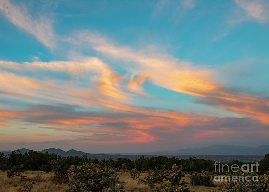 Sunset Ortiz Mountains 3 Photograph by Steven Natanson