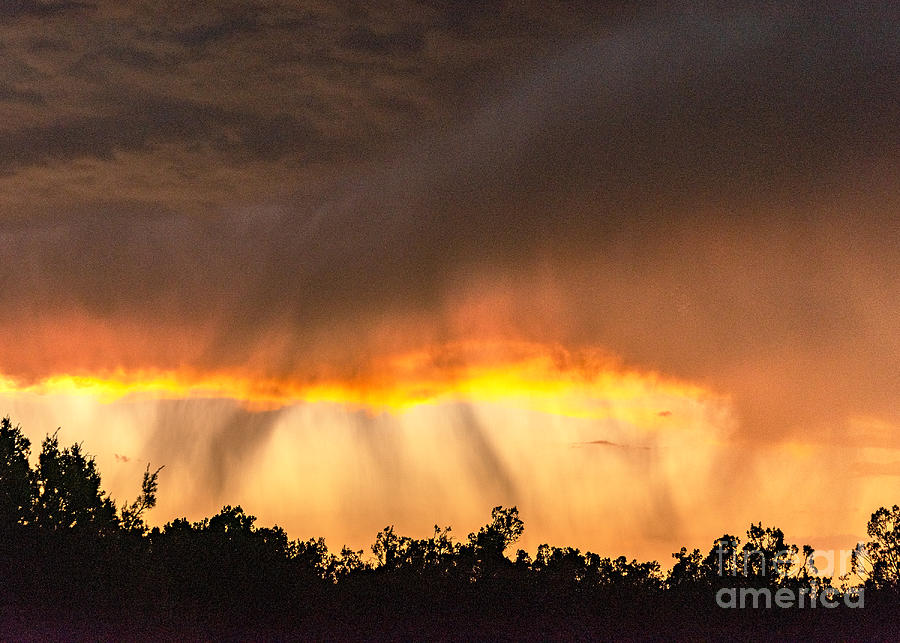 Sunset Ortiz Rain 1 Photograph by Steven Natanson
