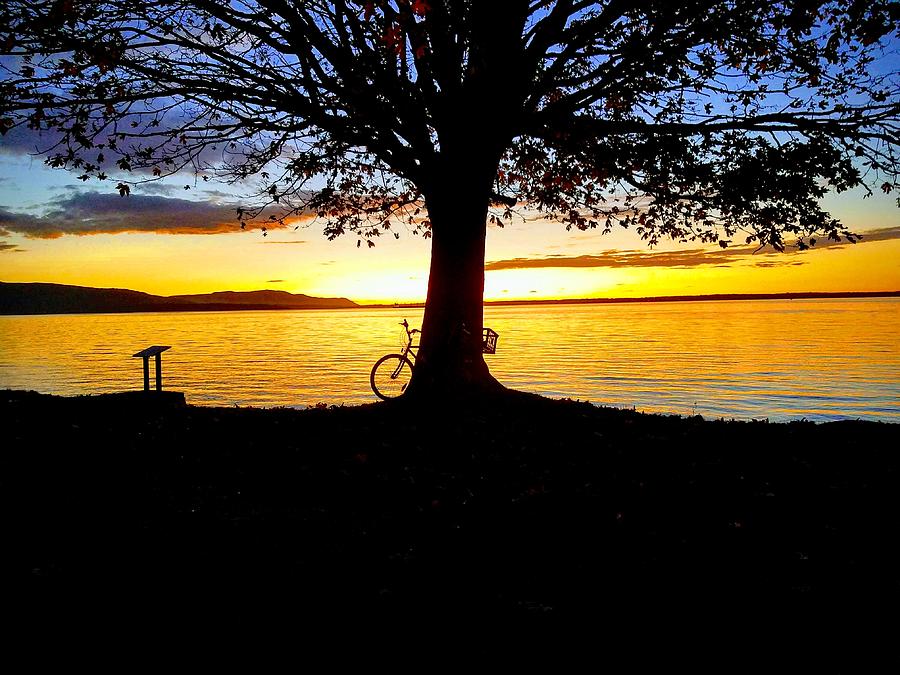 Sunset over Bellingham Bay Photograph by Lauren Sage Sunset over Bellingham Bay Photograph by Lauren Sage