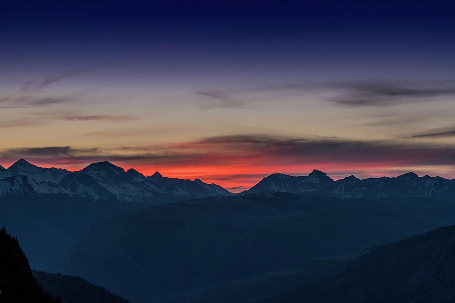 Sunset Over Camas Ridge Photograph by Kelly VanDellen