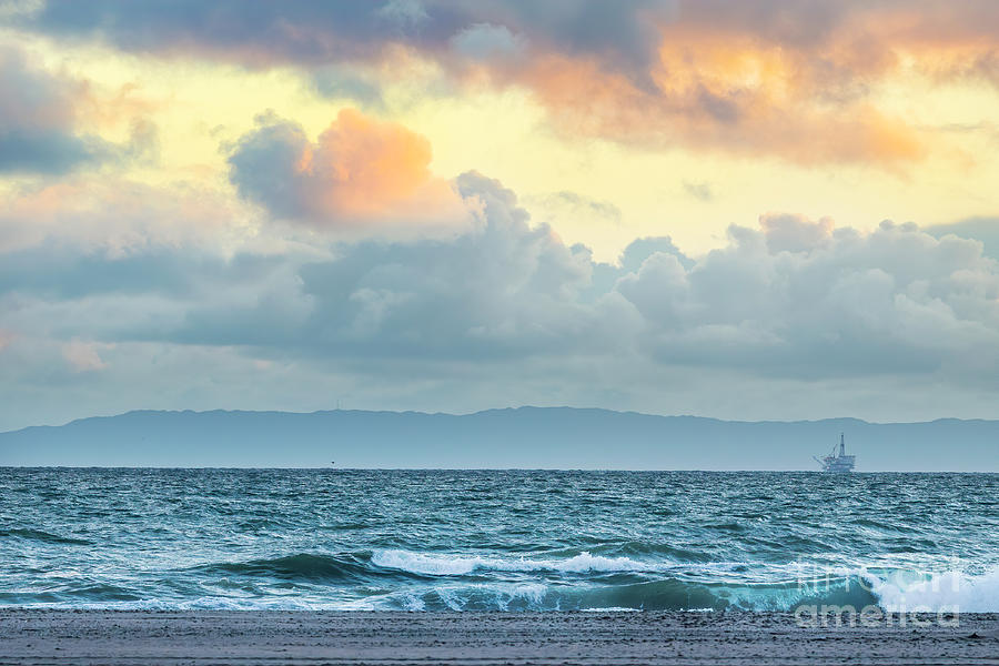 Sunset Over Catalina Island Southern California Photograph by Ronda Kimbrow