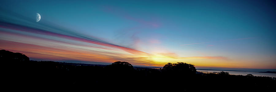 Sunset Over Dublin Bay Photograph by Anthony Jones