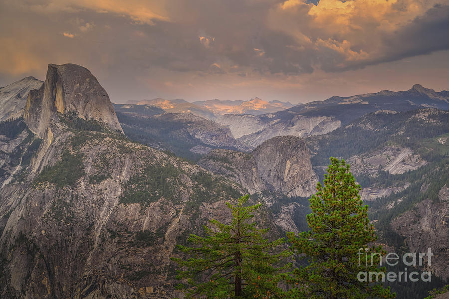 Sunset over Glacier Point, Yosemite National Park Photograph by Abigail Diane Photography