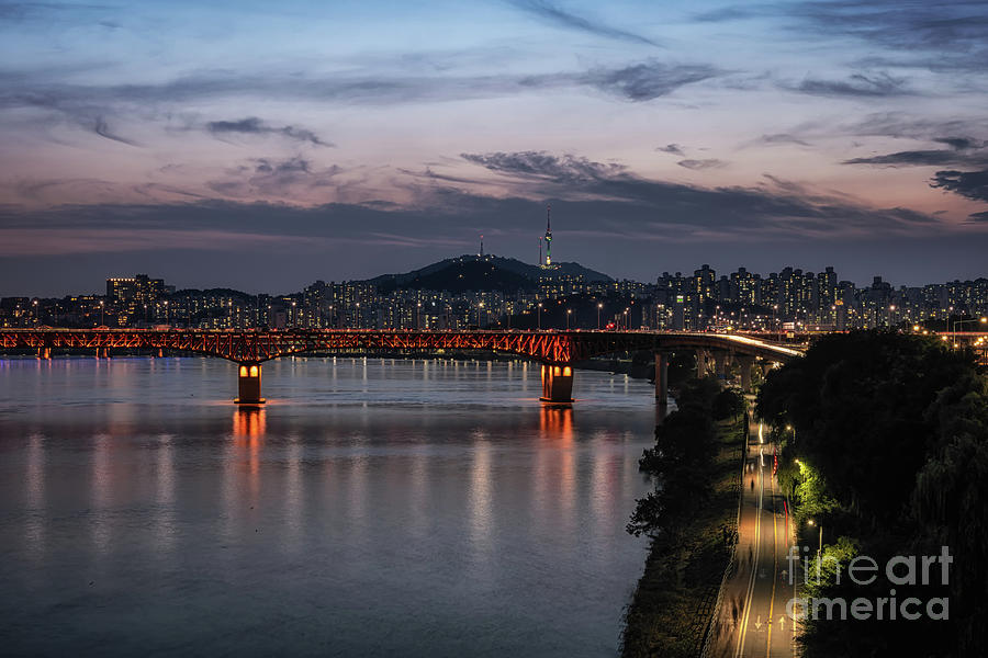 Sunset Over Han River Photograph By Aaron Choi Pixels