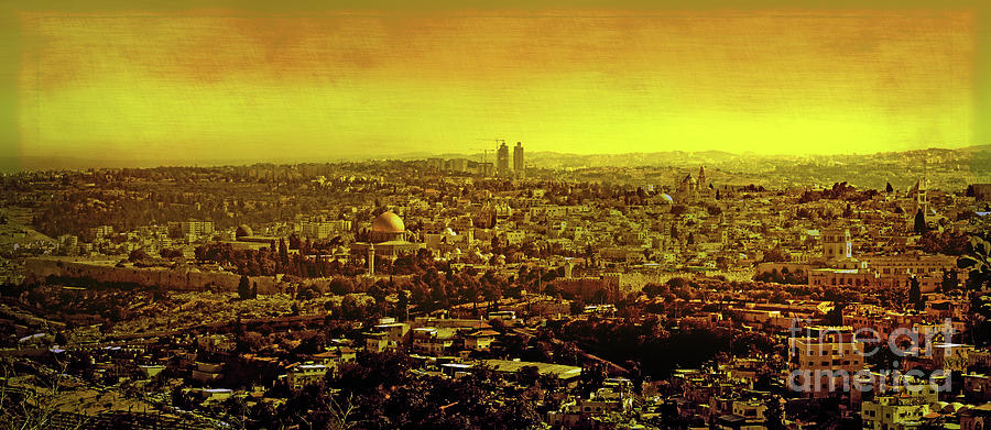 Sunset Over Jerusalem Photograph by Lydia Holly