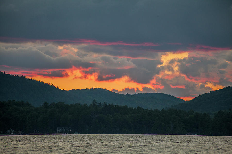 Sunset Over Lake Waukewan - Meredith, NH by Trevor Slauenwhite Sunset Over Lake Waukewan - Meredith, NH by Trevor Slauenwhite