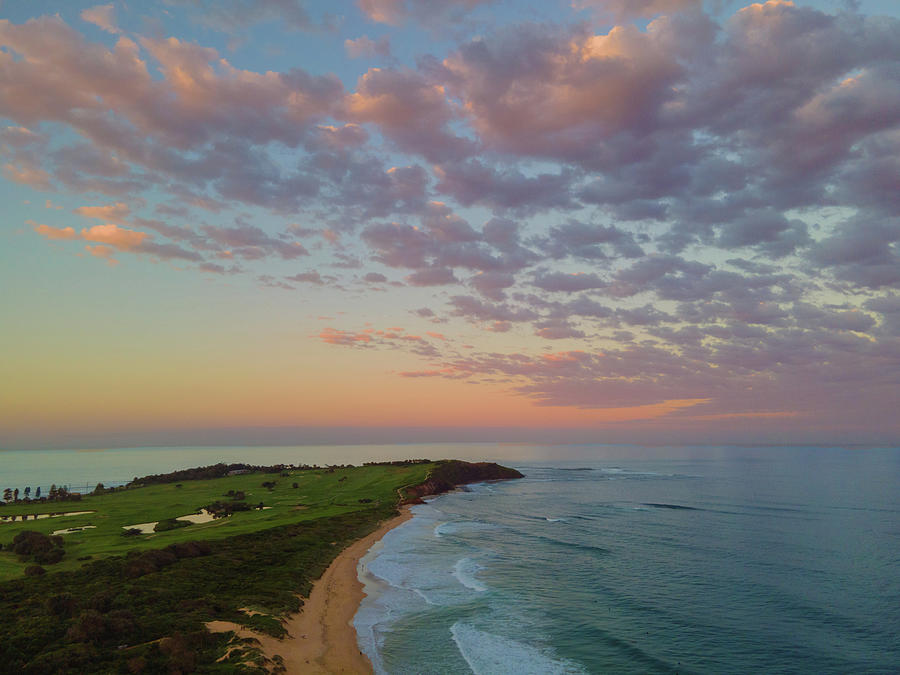 Sunset over Long Reef No 2 Photograph by Andre Petrov