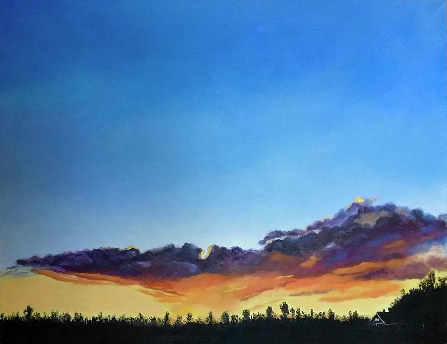 Sunset over Marback Painting by Dan Koon | Fine Art America