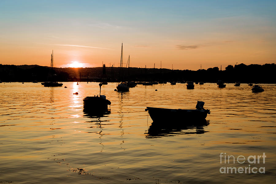 Sunset Photograph - Sunset Over Penryn River by Terri Waters