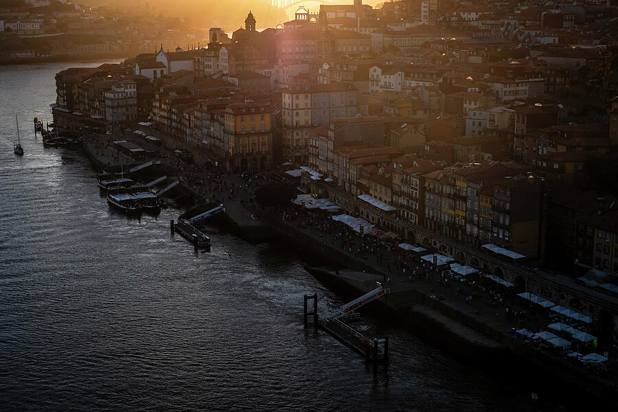 Sunset over Porto Photograph by Ruben Vicente