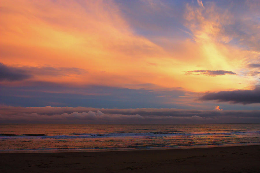 Sunset Over Sandown Bay Photograph