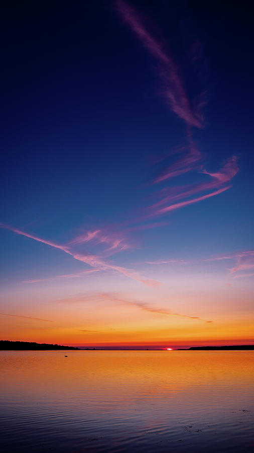 Sunset Over Semiahmoo Bay Photograph