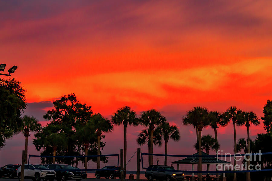 Sunset Over Ski Beach Leesburg Florida Usa Photograph by Philip And Robbie Bracco