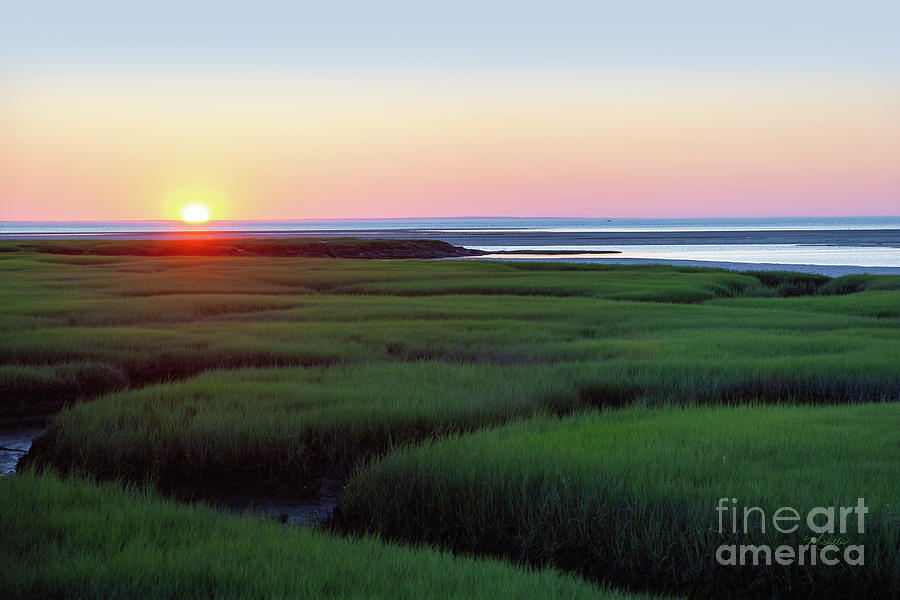 Sunset Over The Cape Cod Bay Photograph by Michelle Constantine