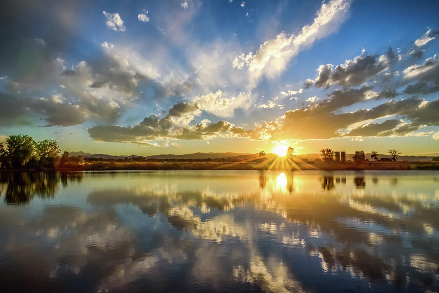 Sunset Over The Fishing Pond Photograph By Melissa Woolf Fine Art America