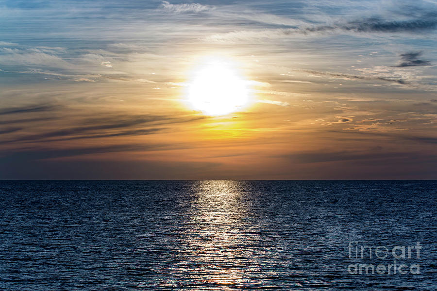 Sunset over the Gulf of Mexico Photograph by Beachtown Views