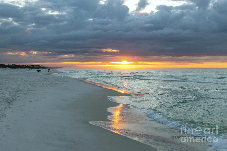 Sunset Over The Gulf Of Mexico Photograph