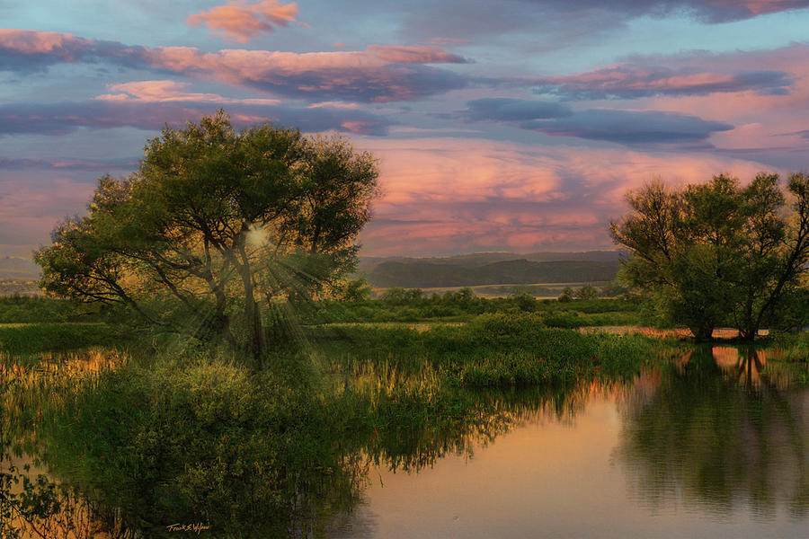 Sunset Over The Marshes D Digital Art by Frank Wilson
