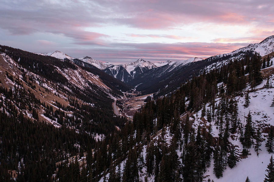 Sunset over the Million Dollar Highway Colorado Photograph by John McGraw