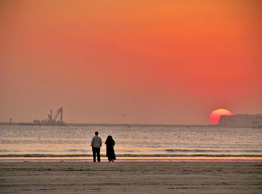 Sunset over the sea Photograph by Bashir Osmans Photography