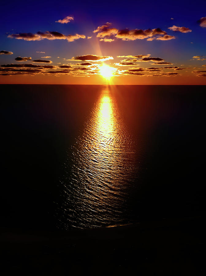 Sunset Over Water Photograph by Deborah League