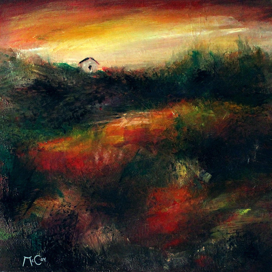 Sunset Over Wild Connemara, Ireland Painting by K McCoy