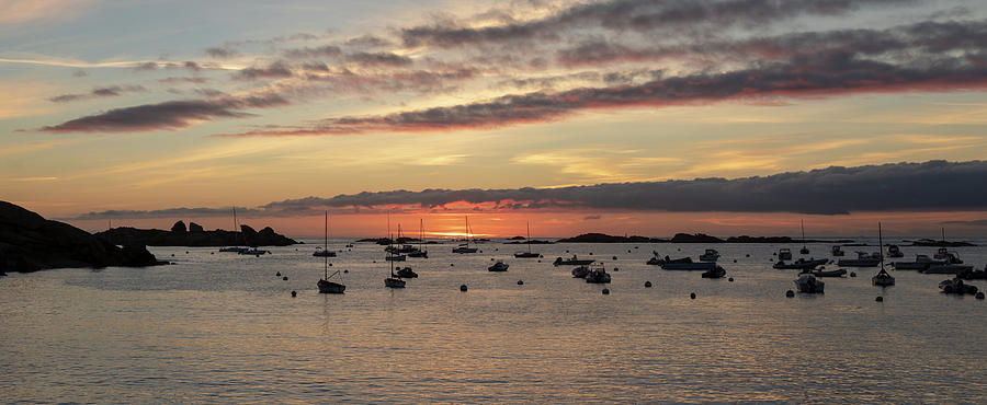 Sunset panorama at a Brittany beach Photograph by Avenue Des Images Sunset panorama at a Brittany beach Photograph by Avenue Des Images