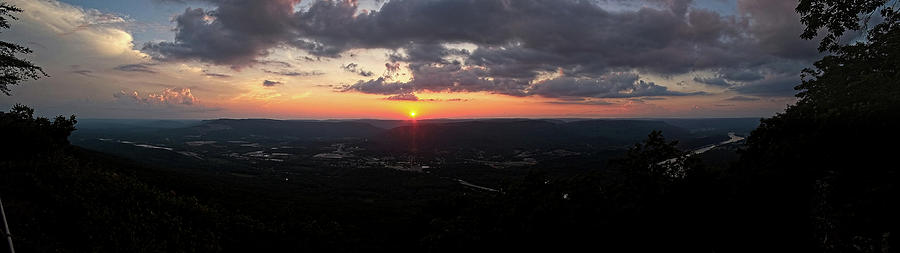 Sunset Panorama Over Lookout Valley Photograph by George Taylor
