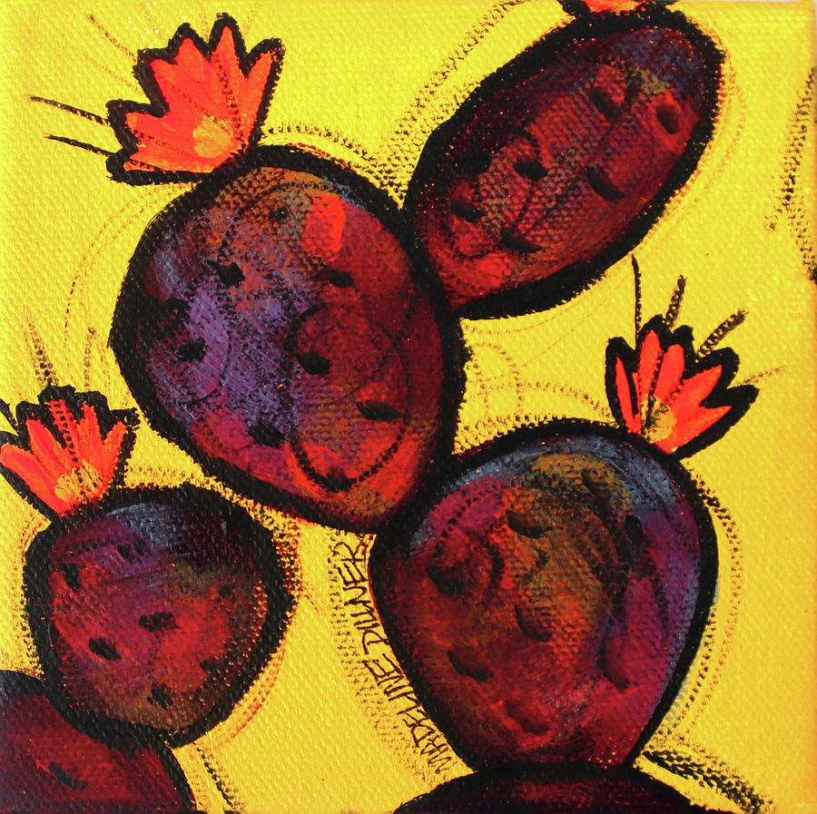 Sunset Pears Painting by Madeline Dillner