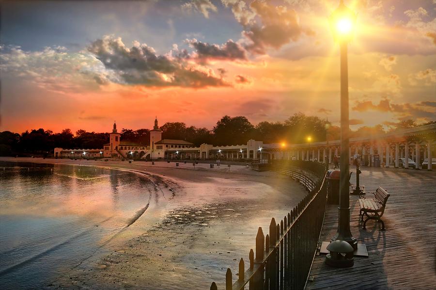 Sunset Playland Pier Photograph by Diana Angstadt