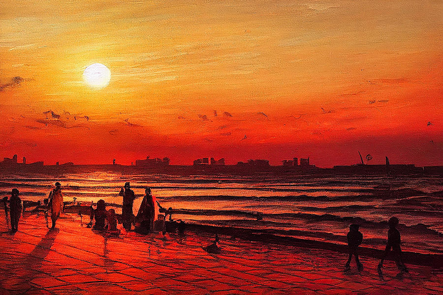 Sunset Promenade Digital Art by Craig Boehman