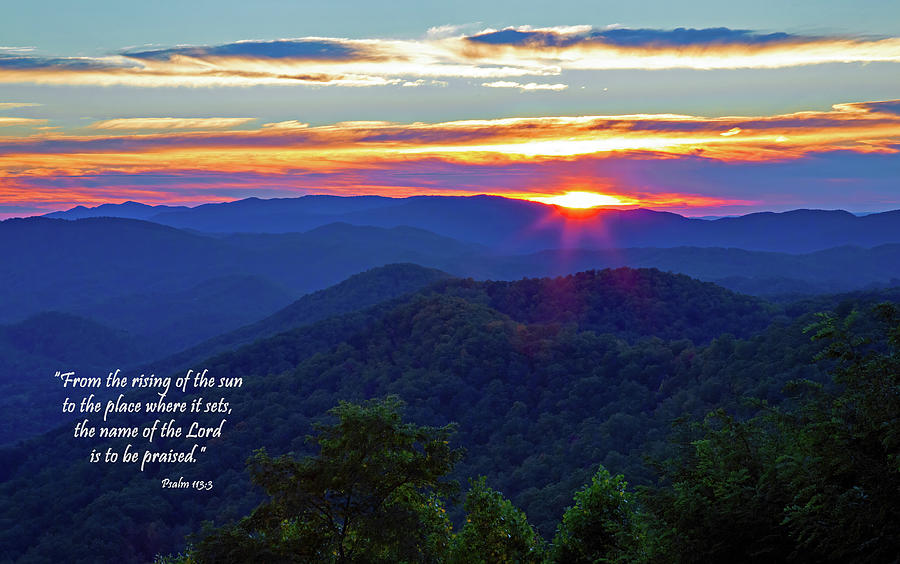 Sunset Psalm Photograph by Gina Fitzhugh