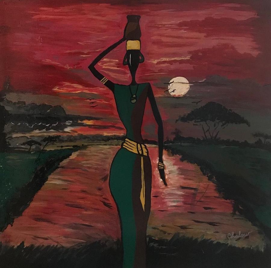 Sunset Queen Painting by Charles Young