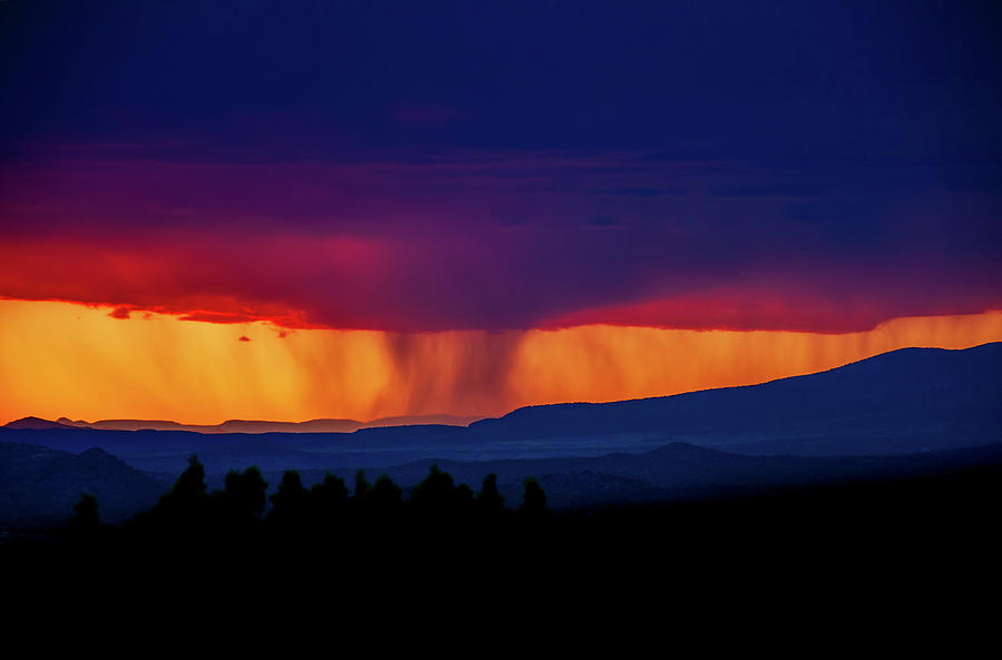 Sunset Photograph - Sunset Rain by Joe Tabb