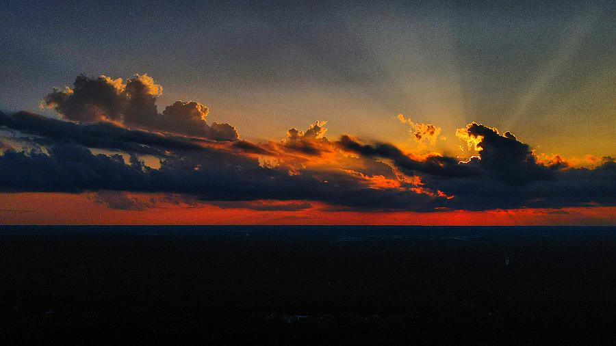 Sunset rays 2 Photograph by Stephen Dorton Sunset rays 2 Photograph by Stephen Dorton