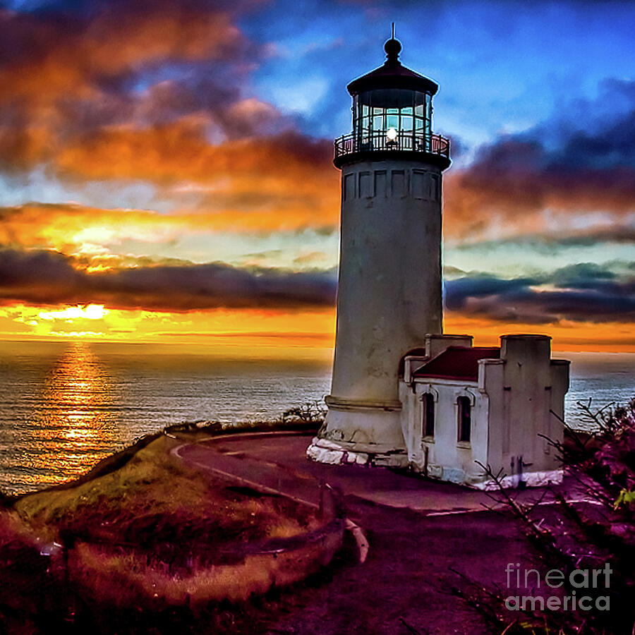 Sunset Reflections At Noth Head Photograph by Robert Bales