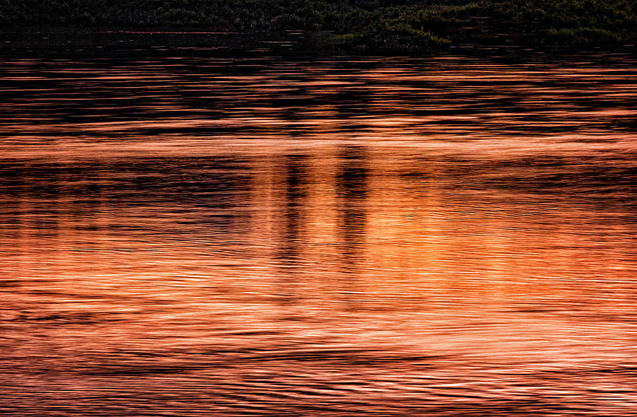 Sunset Reflections Photograph by Tom Singleton