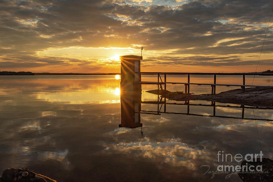 Sunset Reflections Photograph by Torfinn Johannessen