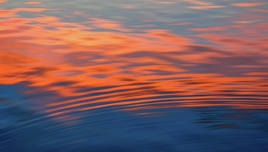 Nature Photograph - Sunset Ripples by Dan Sproul
