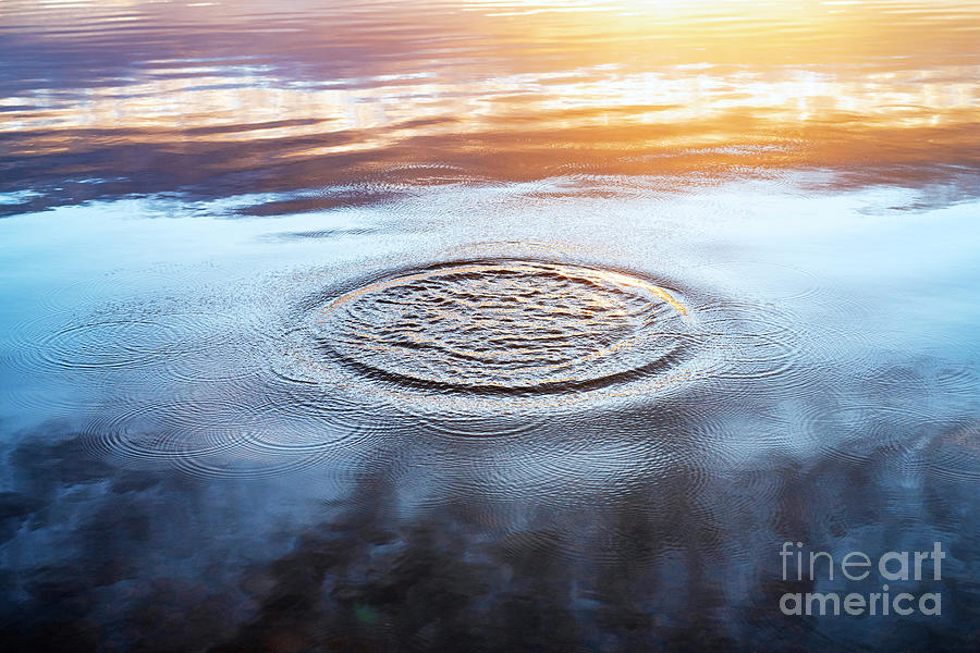 Sunset Ripples on a Loch Photograph by Tim Gainey