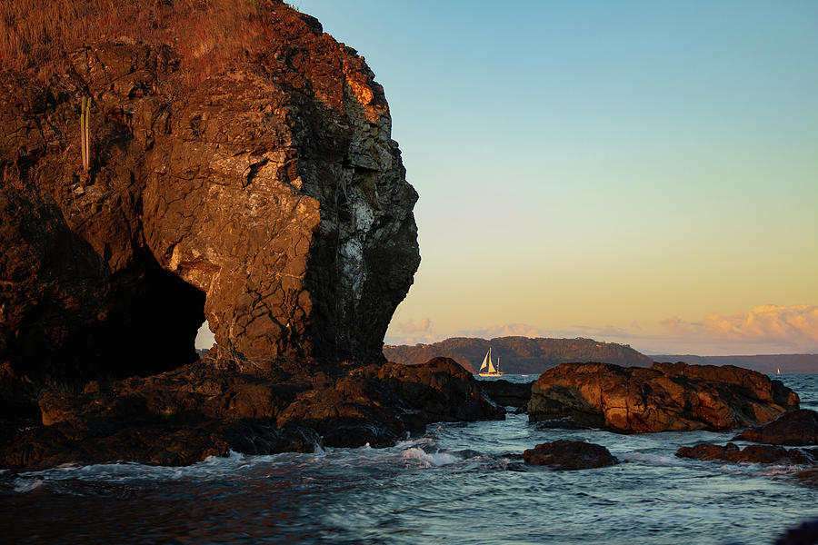 Sunset Sail Photograph by Cindy Robinson