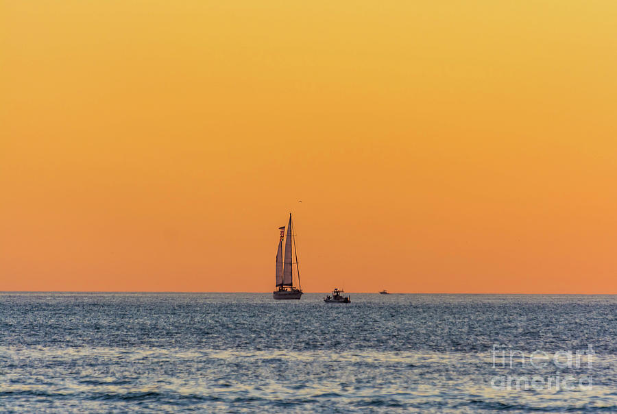 Sunset Sail Photograph by Kevin Fortier