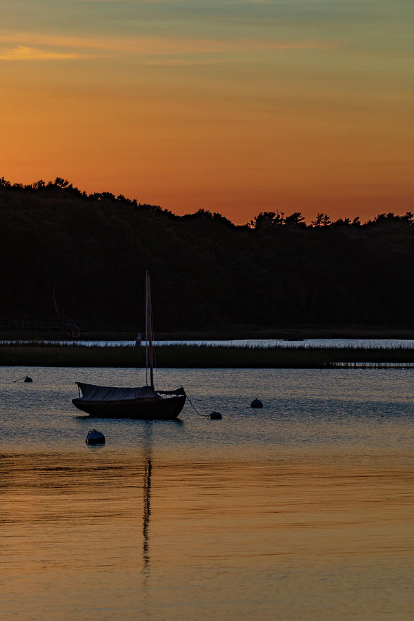 Sunset Sailboat Photograph by Denise Kopko
