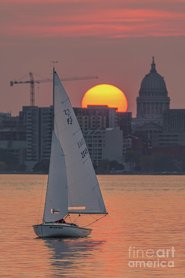 Sunset Sailing Photograph by Amfmgirl Photography