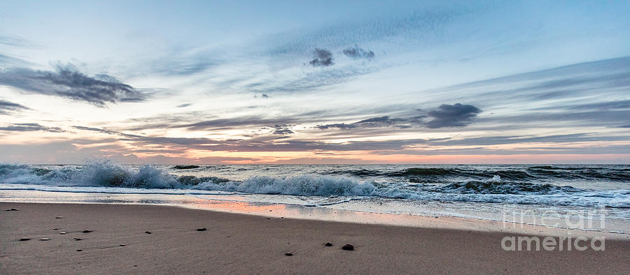 Sunset sea panorama Photograph by Michal Bednarek