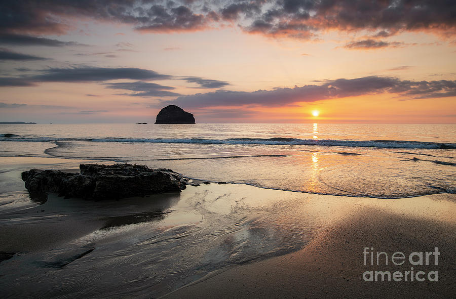 Sunset Seascape II Photograph by David Lichtneker