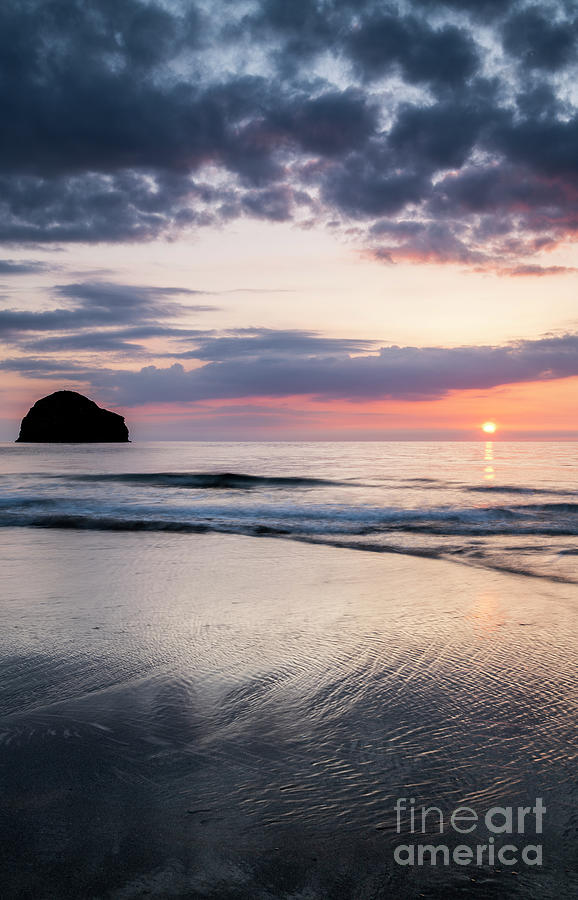 Sunset Seascape III Photograph by David Lichtneker
