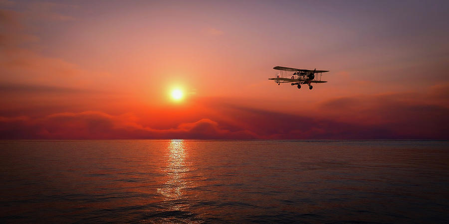 Sunset Sentinel Digital Art by Airpower Art