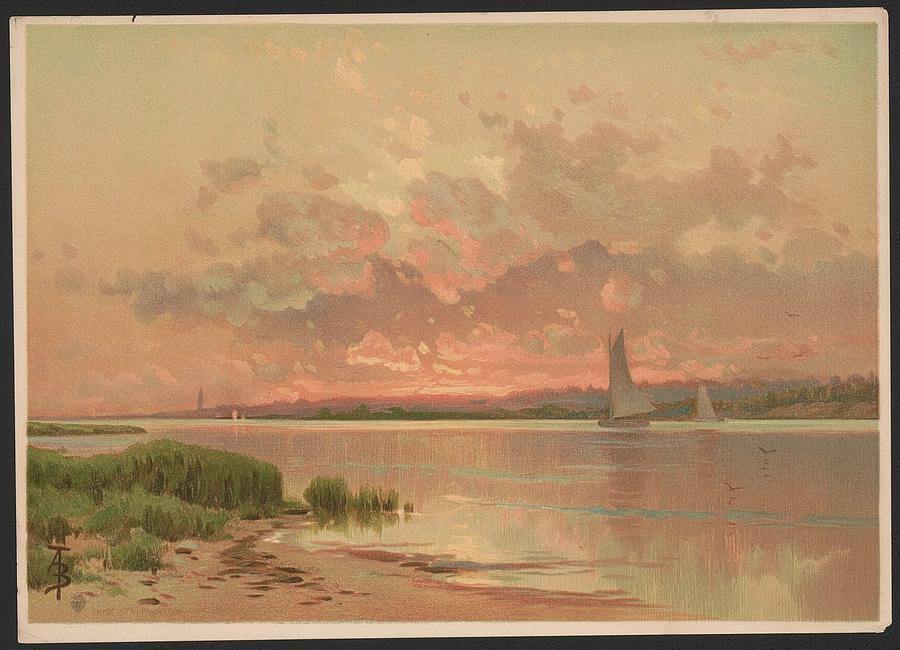 Sunset Shinnecock Bay Photograph by Popular Art