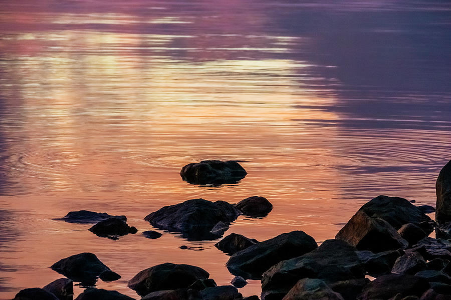 Sunset Shore Lake Almanor 2 Photograph by Jan Davies